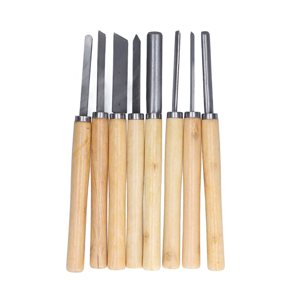 Skew Chisel Wood - Набор из 8 стамесок для токарной