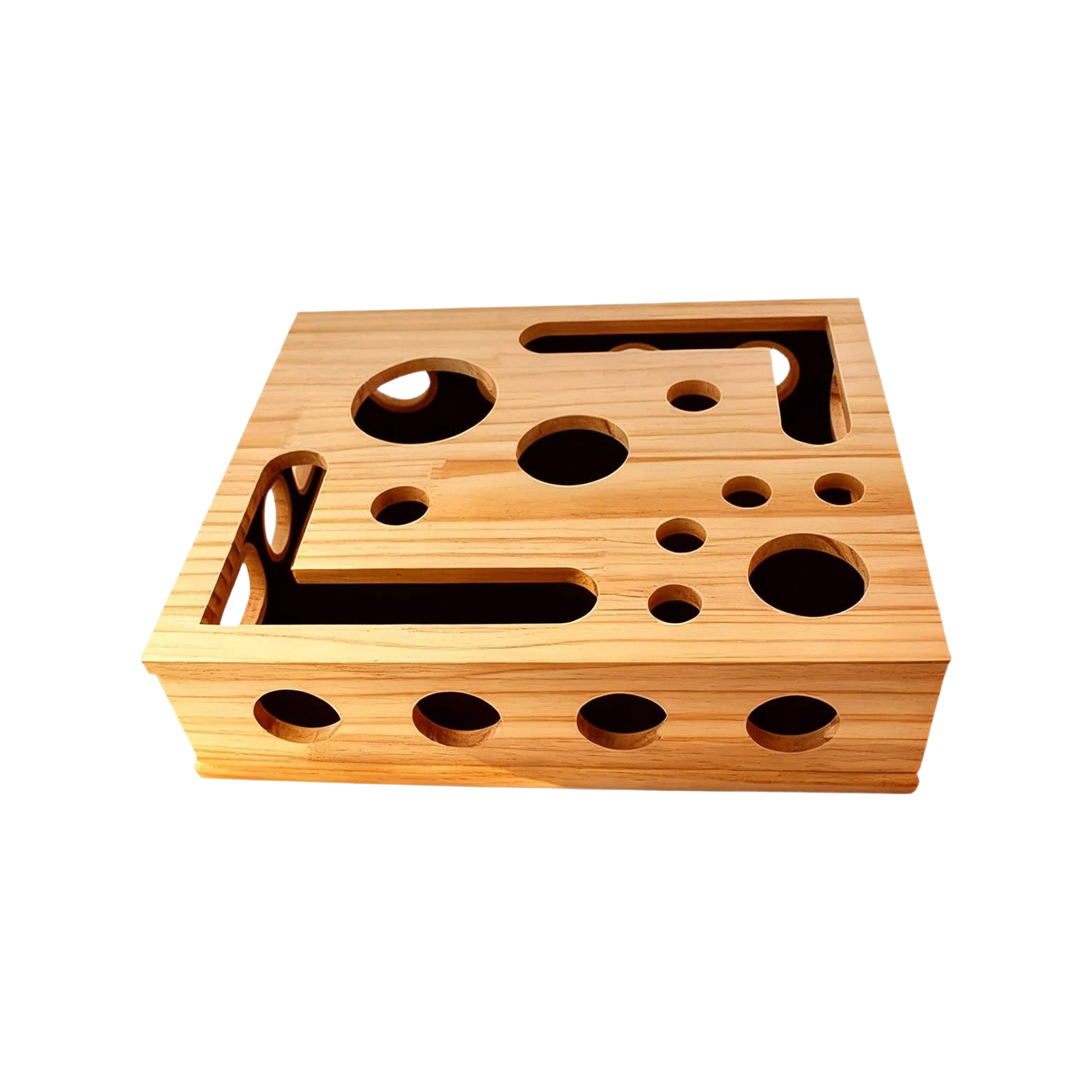 Woodworking Magazine - Деревянная развивающая коробка-головоломка для кошек с