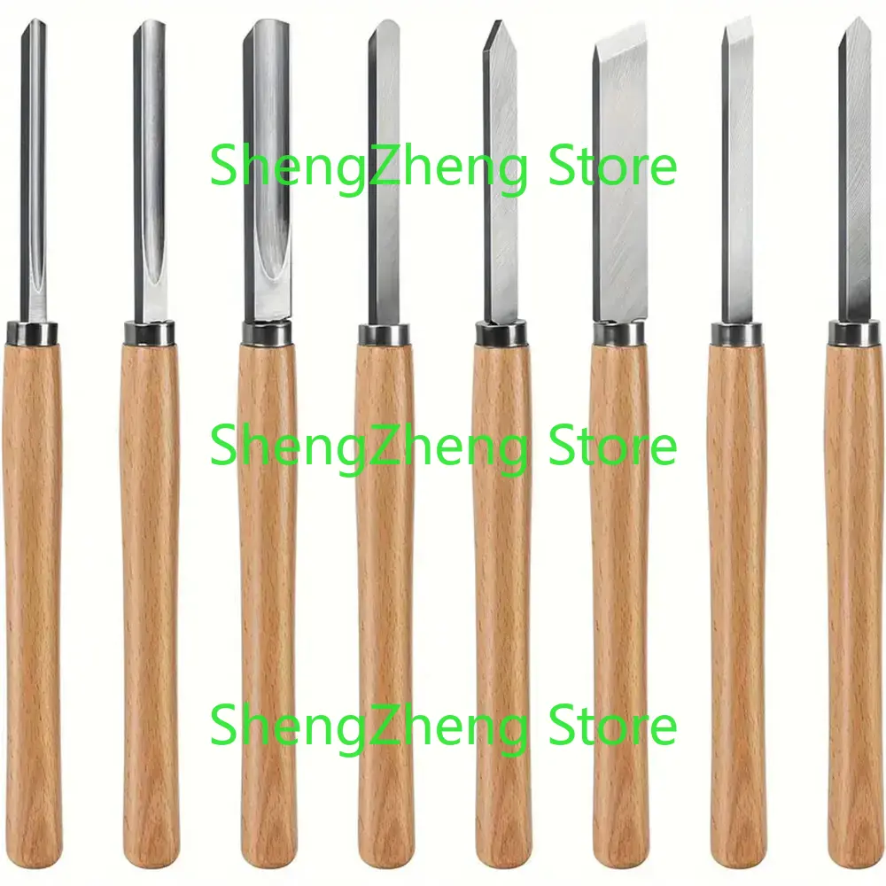 Skew Chisel Wood - 8 шт., набор профессиональных токарных долот
