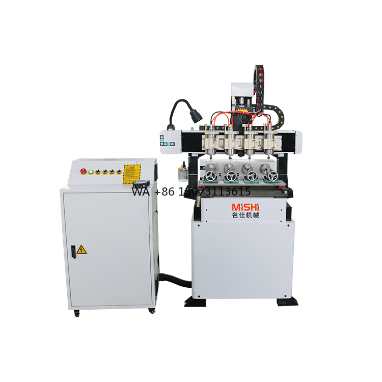 Woodworking Cnc Router Machine Price - Маленький многоголовочный 4-осевой мини-фрезерный станок с