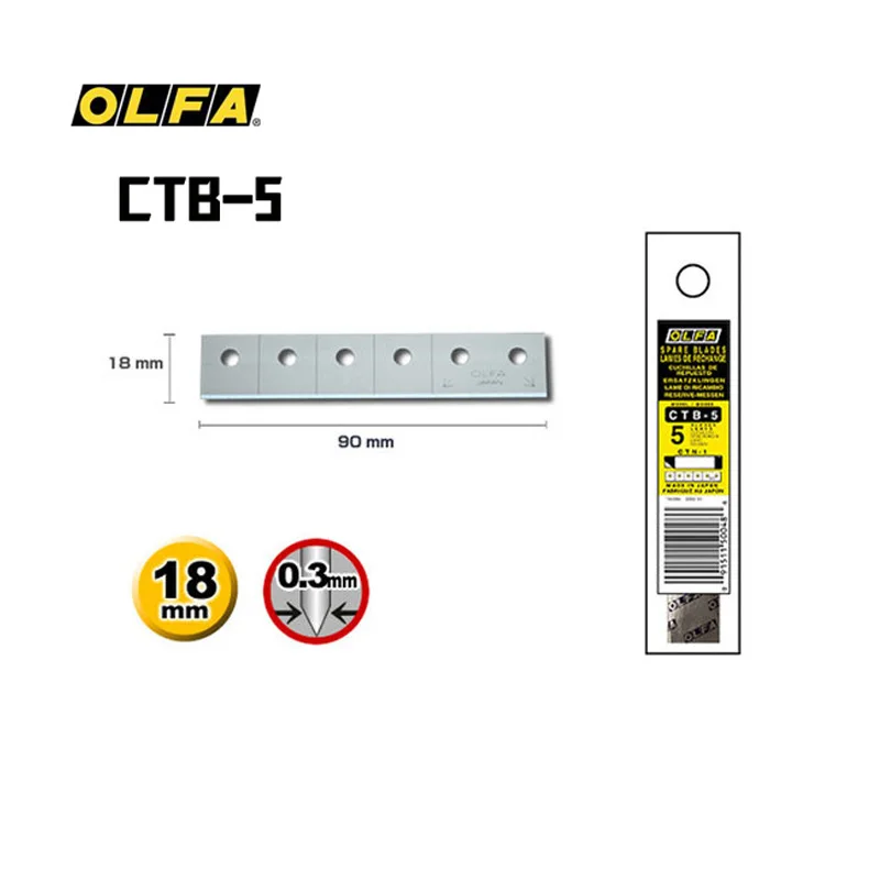 Woodworking Japan - OLFA CTB-5 5 шт. Лезвия для