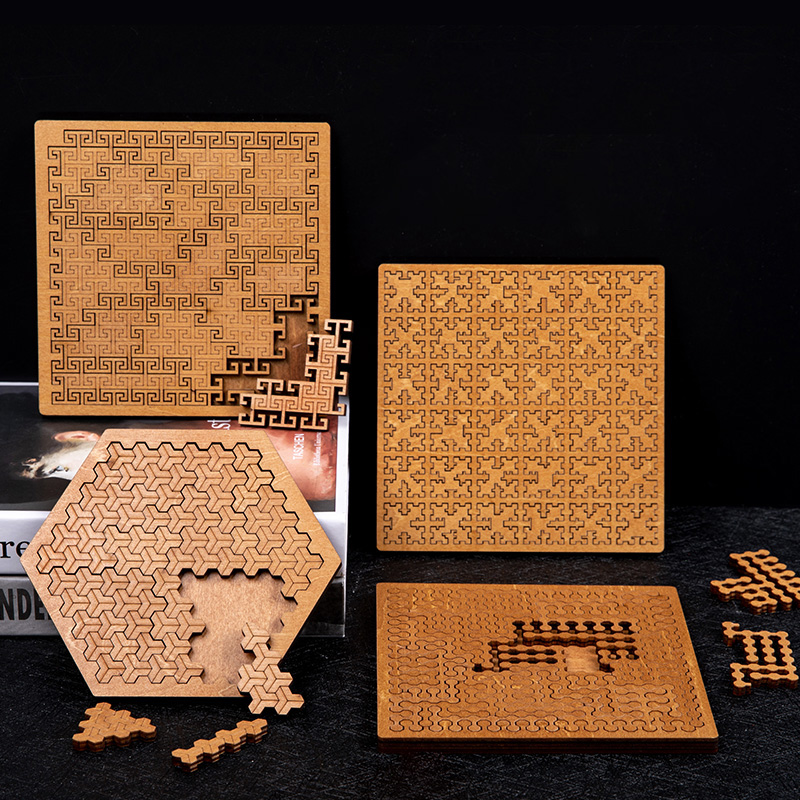 Woodworking Hobby - Неспосуальные деревянные головоломки IQ Пазлы для