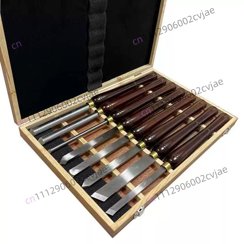 Skew Chisel Wood - Набор токарных инструментов для дерева, 8
