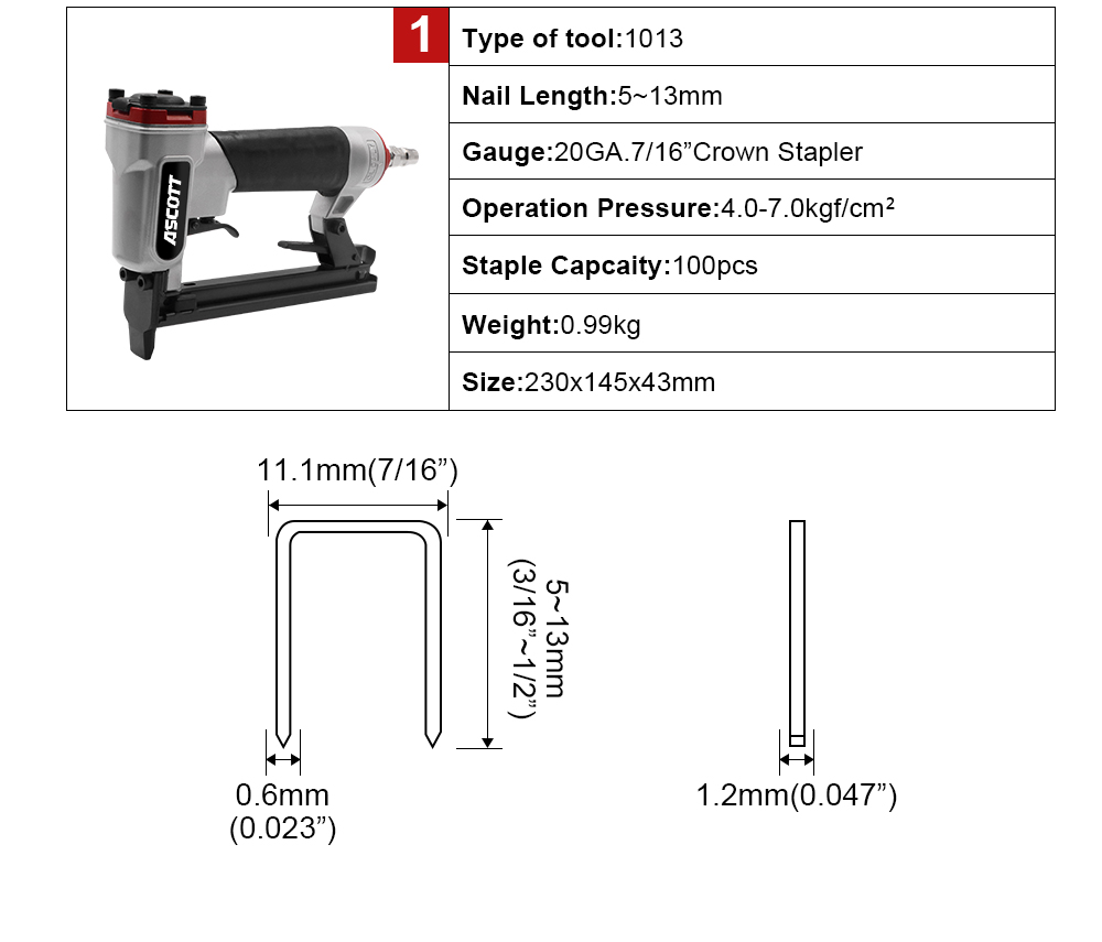 20GA 5-13 мм 100 шт. 1013j про – обзор и цена Woodworking Diy