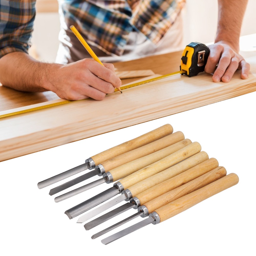 Набор из 8 стамесок для токарн – обзор и цена Skew Chisel Wood