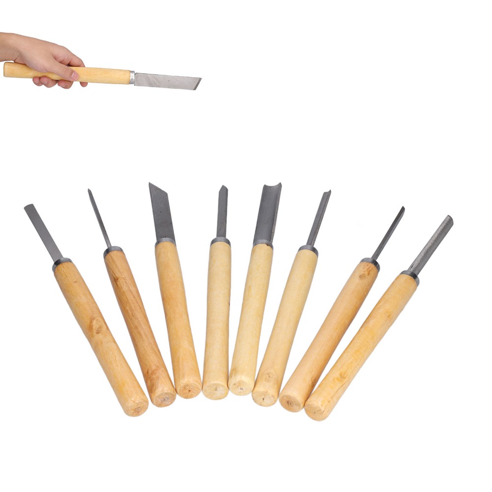 Набор из 8 стамесок для токарн – обзор и цена Skew Chisel Wood