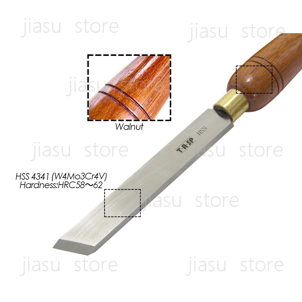 Токарный нож TASP HSS для дере – обзор и цена Skew Chisel Wood