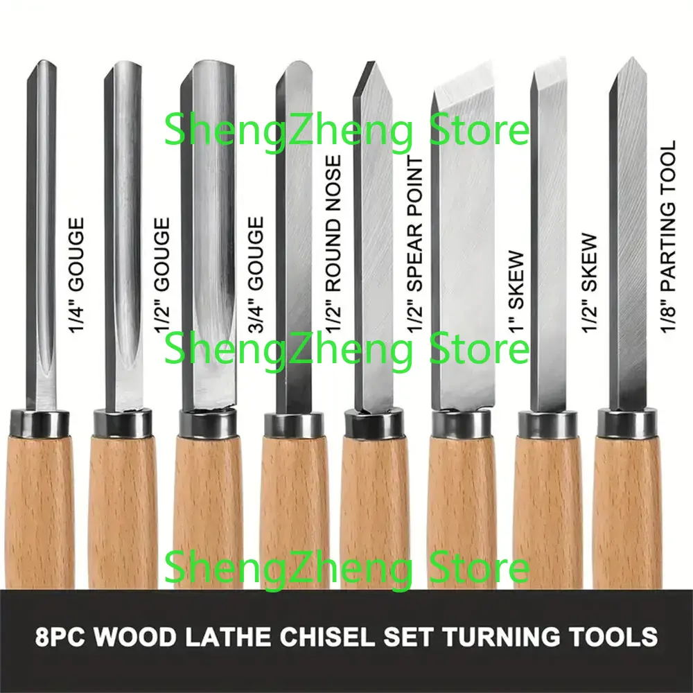 8 шт., набор профессиональных  – обзор и цена Skew Chisel Wood